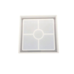 square silicone resin mold coaster