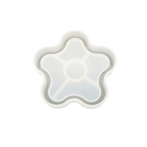 daisy flower silicone resin art coaster mold
