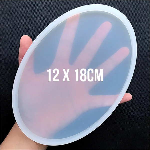 DIY Coaster Plate Casting Silicone Mould Crafts Jewelry Making