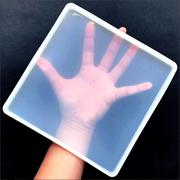 Super Big Square Silicone Mold Fluid Artist Resin Molds For Diy Make Your  Own Coaster Resin