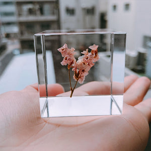 resin cube square silicone mold for dried flowers