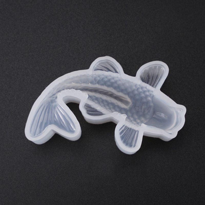new koi fish keychain resin mold