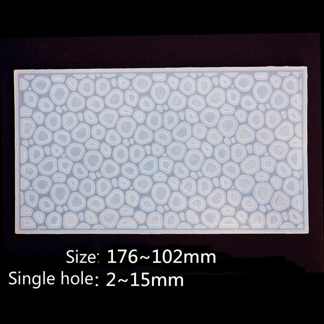 resin lacing ocean wave silicone mold UV