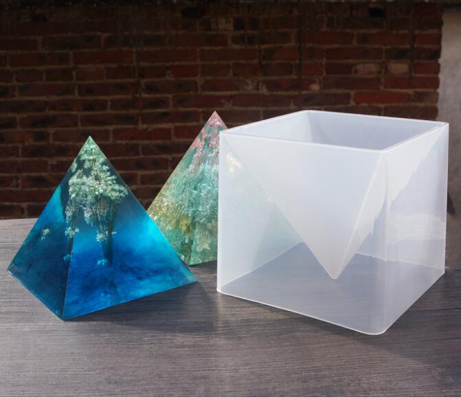 4x Large Resin Moldssilicone Pyramid Molds, Resin Casting Molds
