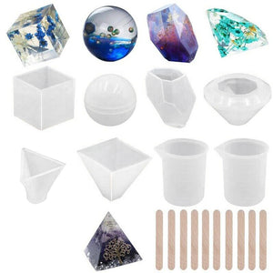 silicone resin mold kit for art