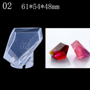 resin gem jewel paperweight silicone mold