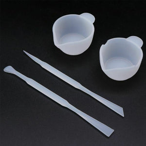 silicone resin mold mixing cup and tools tool kit set