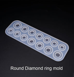 Unique Mold 14 Different Ring Size Resin Mold – Phoenix