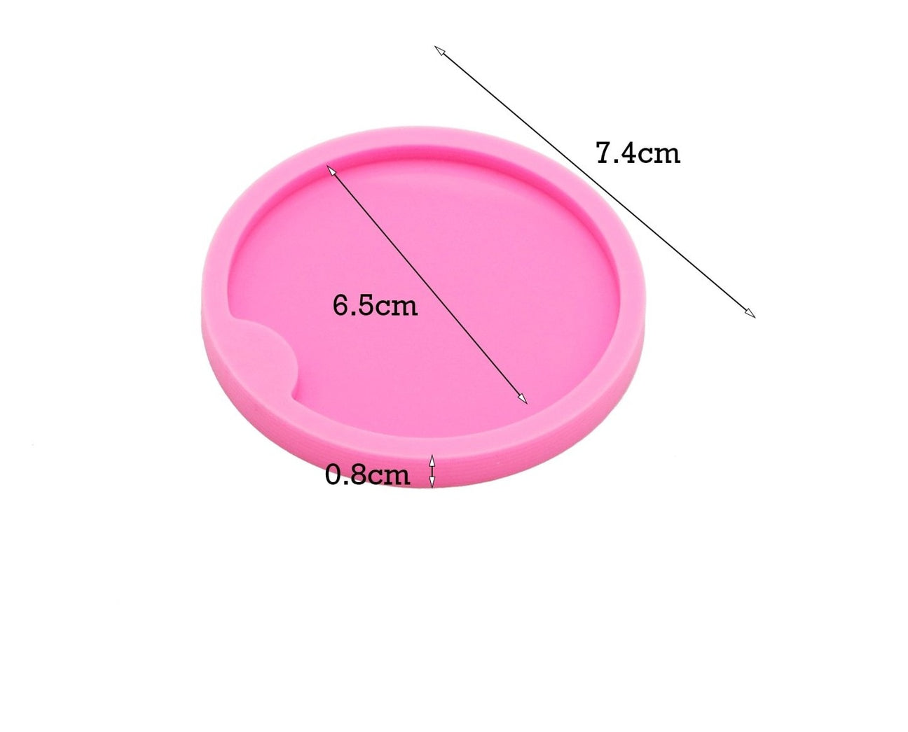 Shiny Car Cup Holder Coaster Resin Mold DIY Phoenix