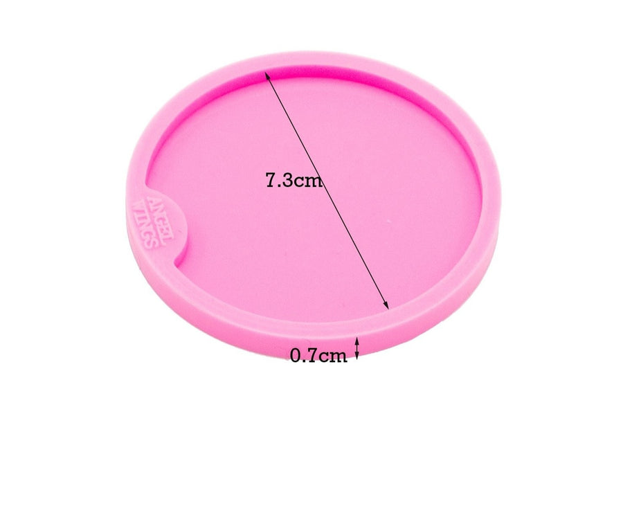 Shiny Car Cup Holder Coaster Resin Mold DIY Phoenix