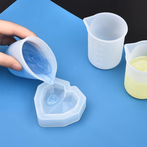 resin silicone mat for resin art non stick silicone easy to clean foldable