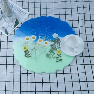 charger plate resin silicone mold