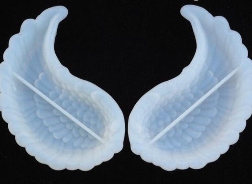 pair of angel wings resin mold