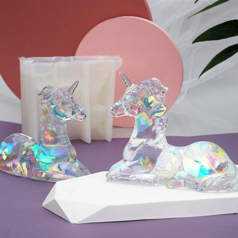 unicorn silicone resin mold 3D