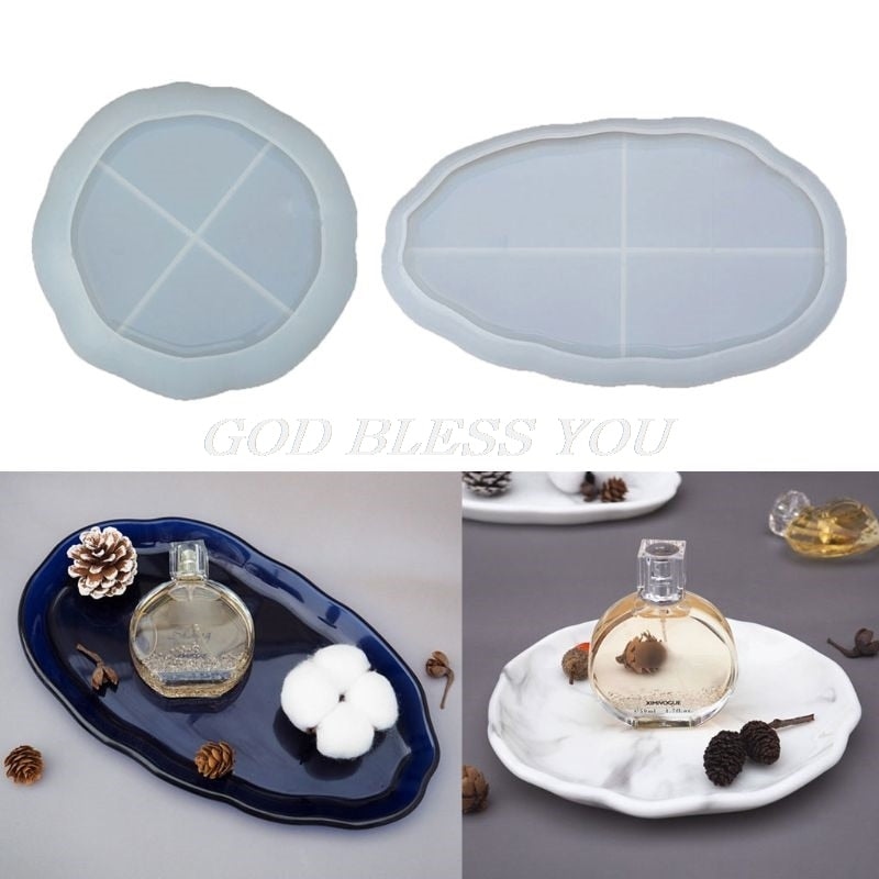 Curved Edge Resin Tray Mold Oval Or Round – Phoenix