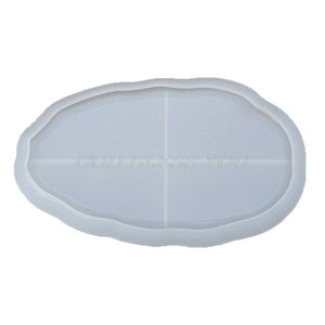 round or oval dish plate silicone resin mold tray