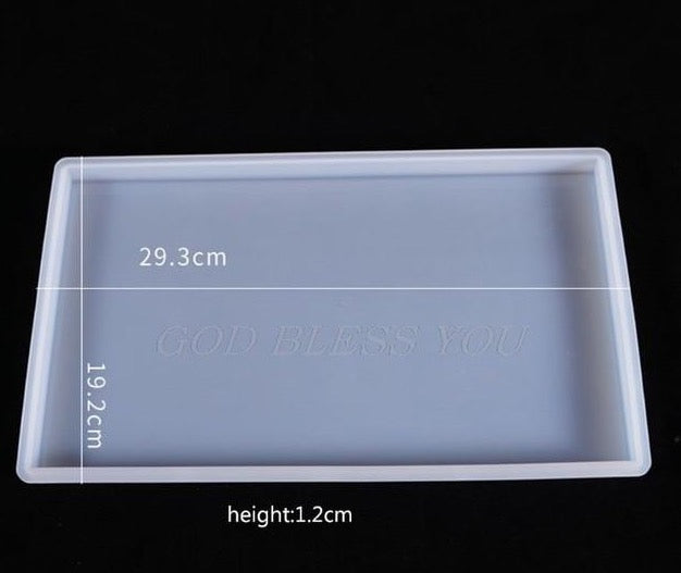 rectangle resin tray mold
