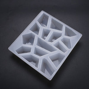 3d crystal silicone resin mold gem