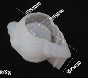 trinket dish resin mold seashell conch craft mold