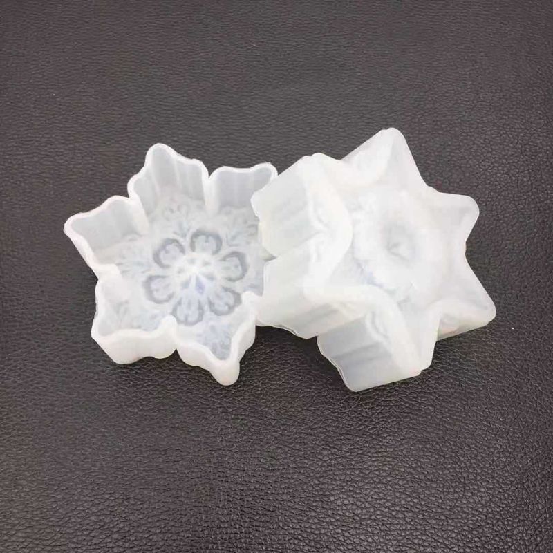 snowflake resin craft silicone mold ornament