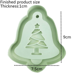 christmas tree resin craft mold silicone