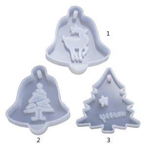 resin christmas ornament silicone craft mold
