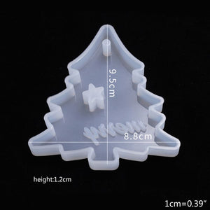 resin christmas ornament silicone craft mold merry