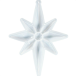 3d octagon silicone resin star ornament mold