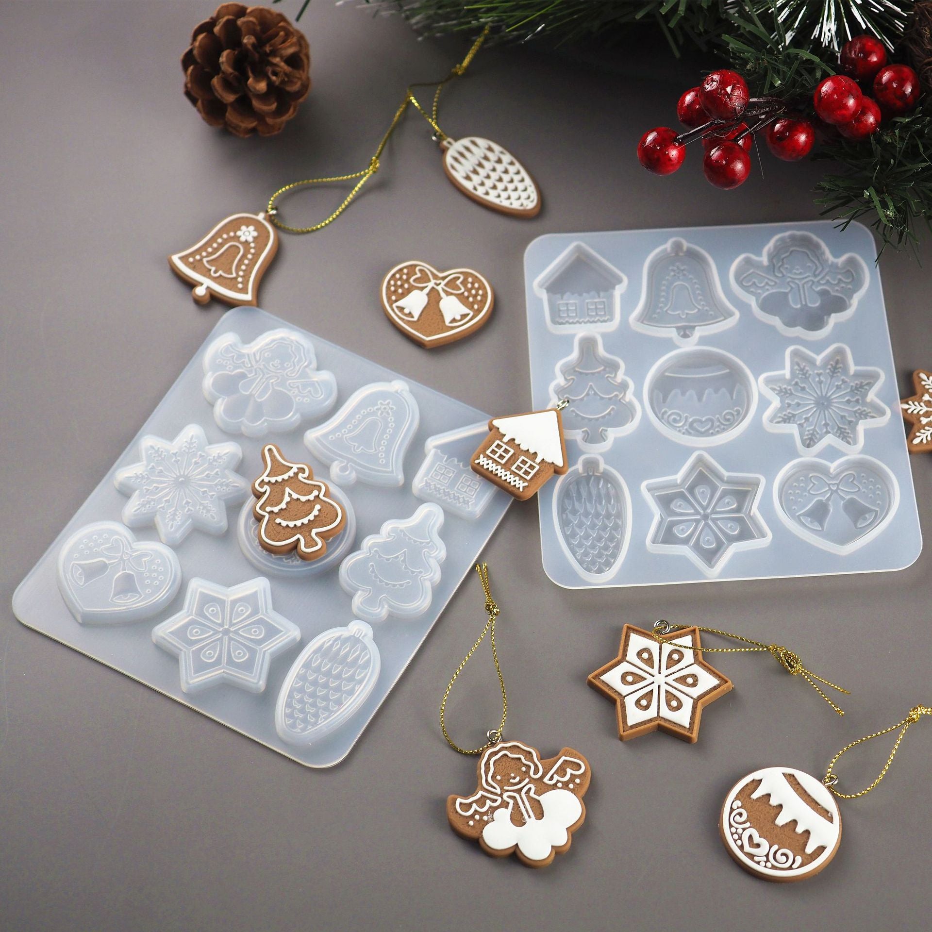 Ornament Holiday Ice Molds, Set of 4 + Reviews