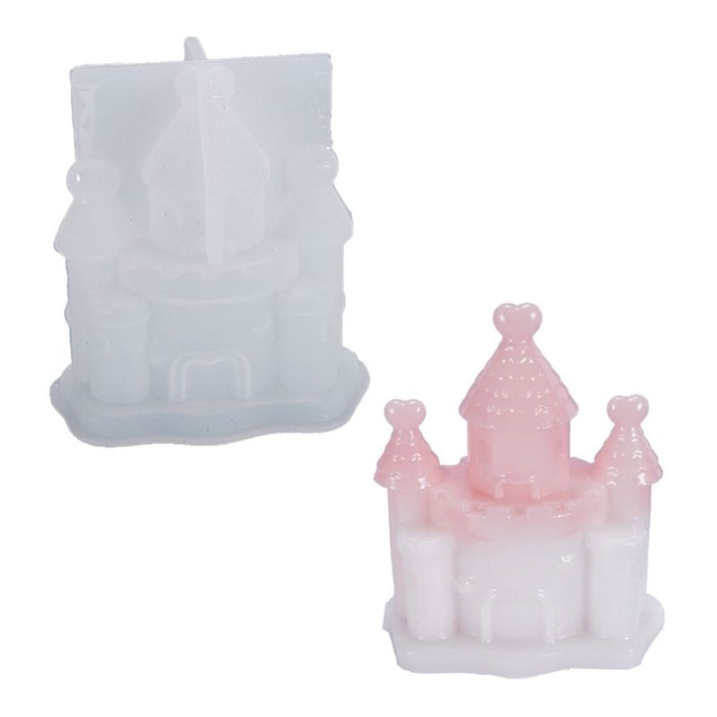 3d resin castle princess silicone castle mold