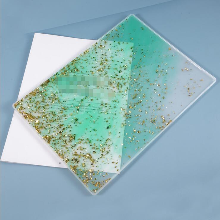 rectangle writing board placemat resin silicone mold