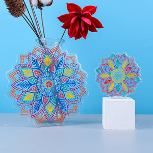 Sunflower resin mold silicone coaster