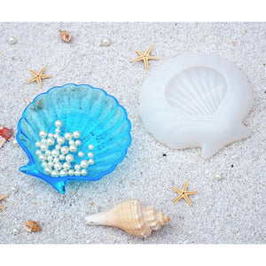 shell resin mold seashell silicone trinket dish