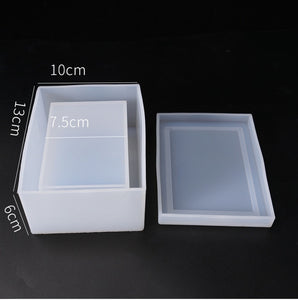tissue box resin silicone mold
