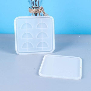 eyelash resin tray mold with lid square silicone