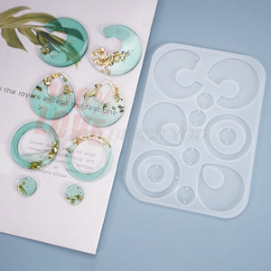 Hoop Earring Silicone Resin Jewelry Mold