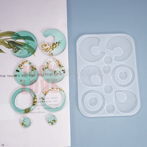 Hoop Earring Silicone Resin Jewelry Mold