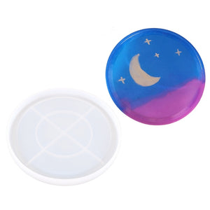 round dish platter resin silicone mold