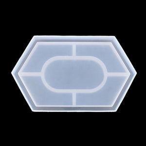 Hexagonal Coaster Silicone Resin Mold Jewelry Storage Tray