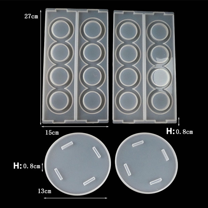 Silicone Coffee Capsule Resin Mold Rack