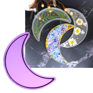 frosted moon silicone resin mold
