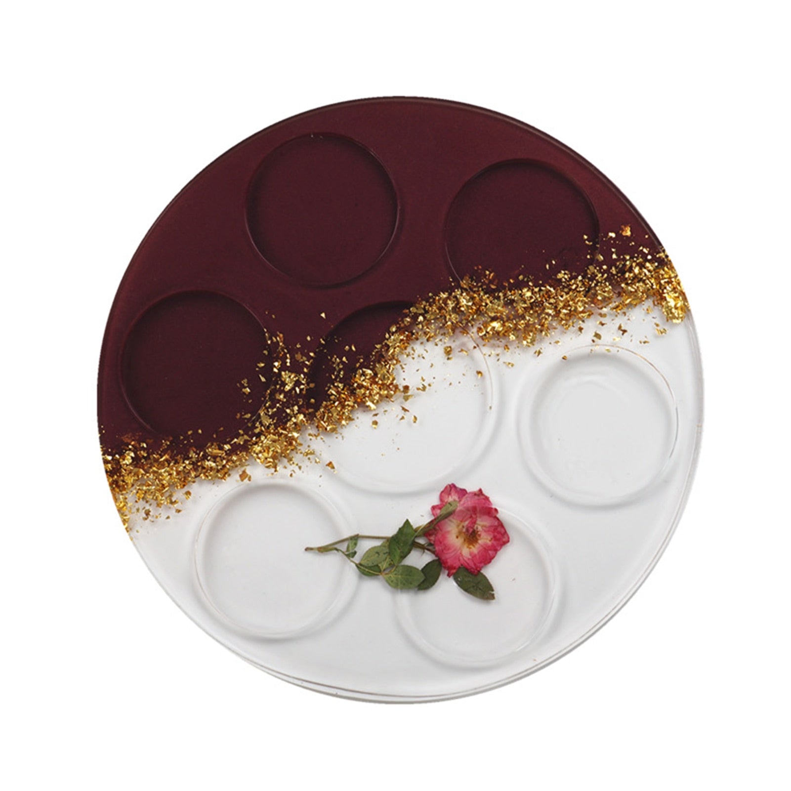 Multi Resin Silicone Mold Glass Holder Tray