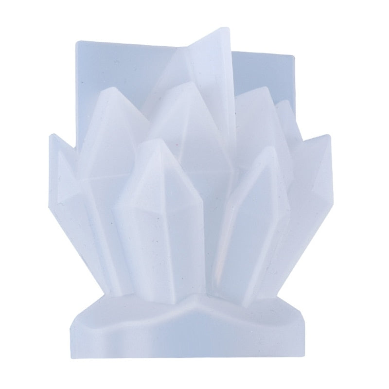 Crystal Cluster Stone Silicone Resin Mold