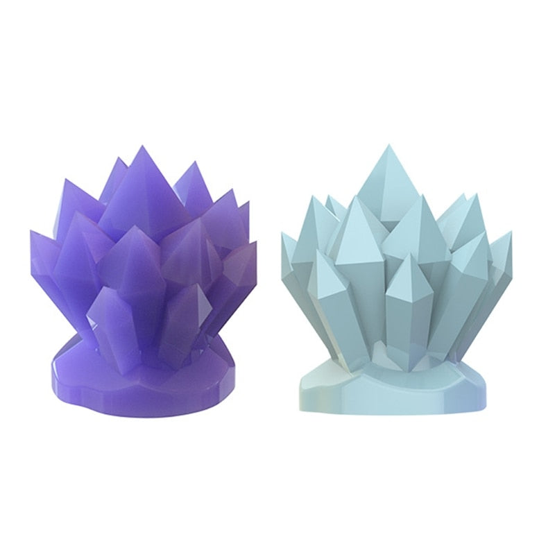 Crystal Cluster Stone Silicone Resin Mold