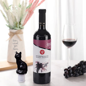 Red Wine Bottle Stopper Cat Silicone Resin Mold