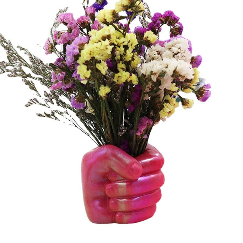 Silicone Resin Mold Storage Vase Hand Pen Holder