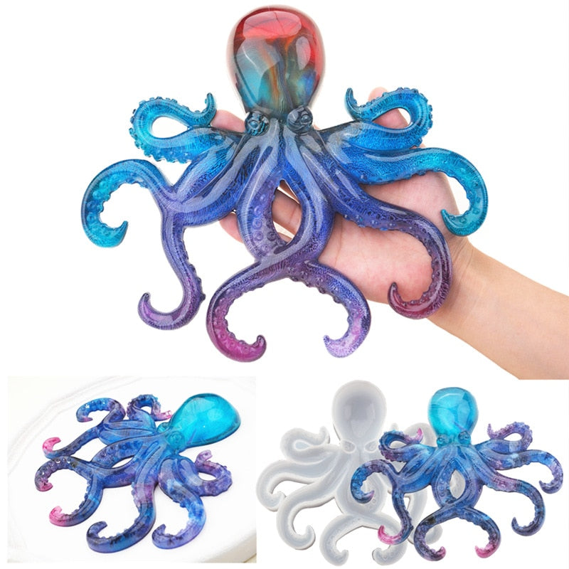 Large Octopus Silicone Resin Mold