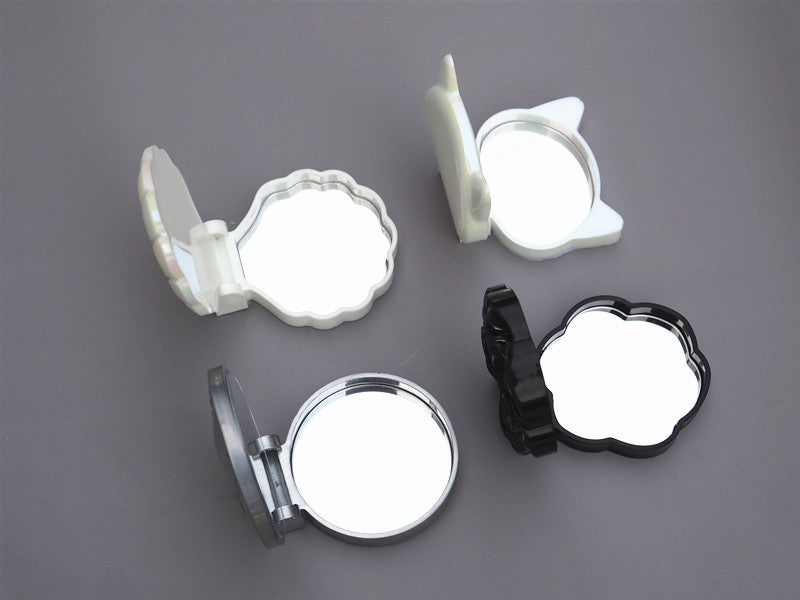 resin compact mirrors made with molds