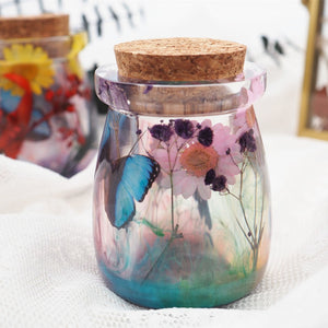 jar with corks silicone resin mold cork 