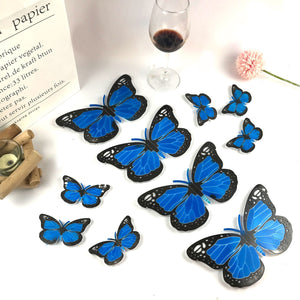 butterfly silicone resin mold 3 piece etched mold